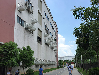 精密五金電子廠廣東長盈環(huán)?？照{(diào)安裝案例