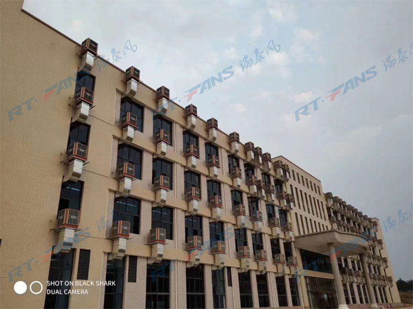 瑞泰風廠房降溫設(shè)備案例圖
